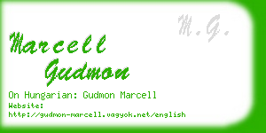 marcell gudmon business card